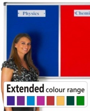 Vision Multi-Bank Notice Board - Extended Colour Range